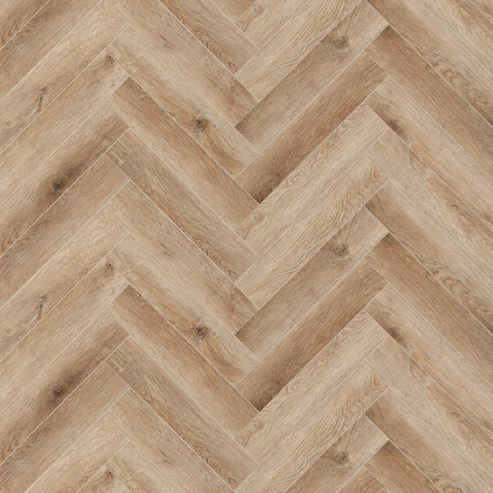 Кварцвиниловый SPC ламинат Cronafloor Herringbone Дуб Монпелье H004 венгерская елка 640×128×4,5